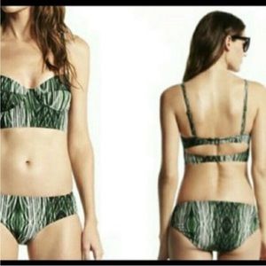DEREK Lam Design Nation XS 2pc Bikini Green Black